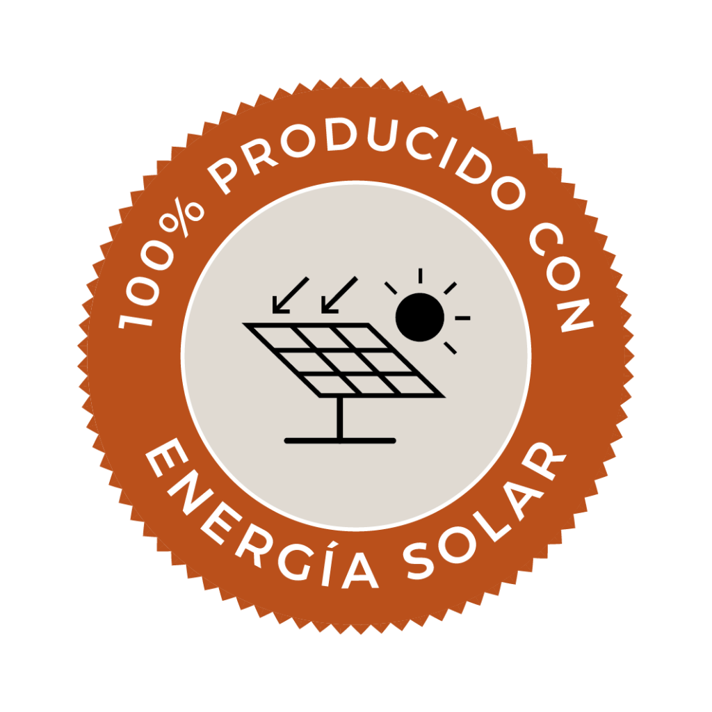 Sello 1005 Producido con Energía Solar